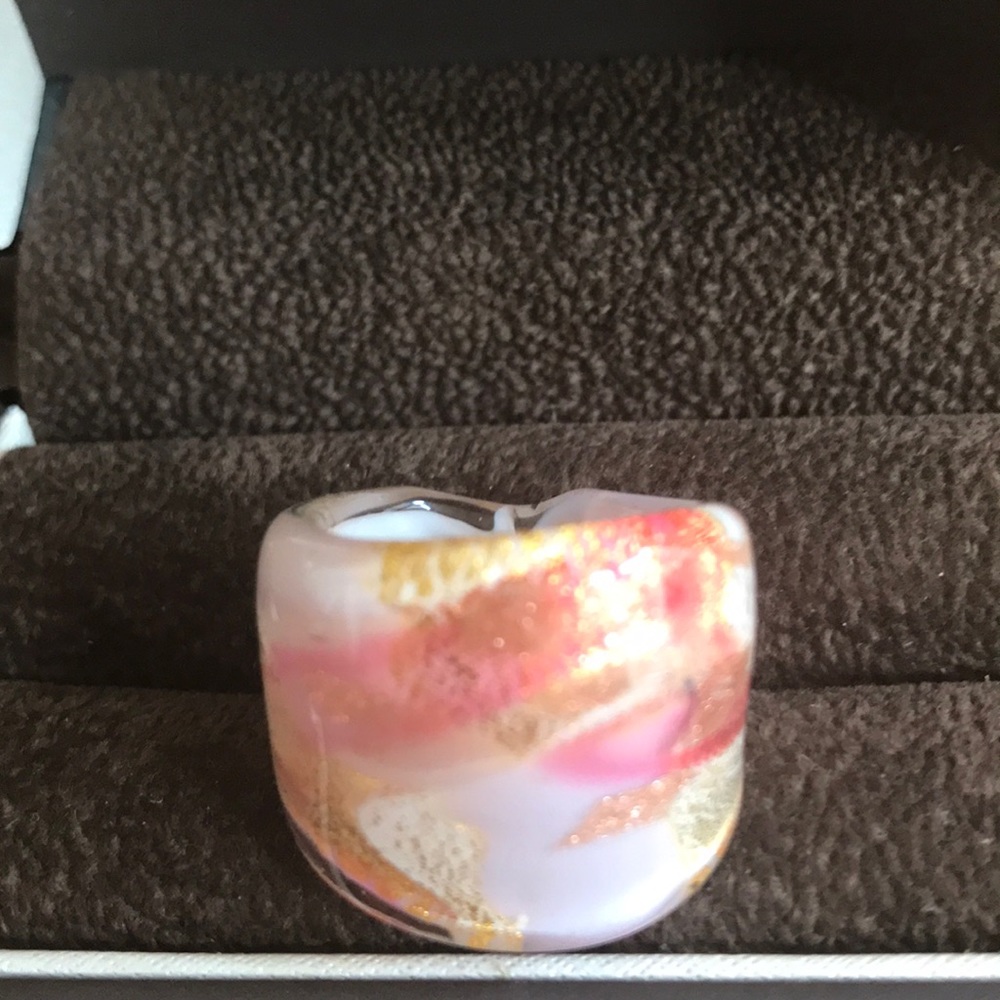Murano glass ring